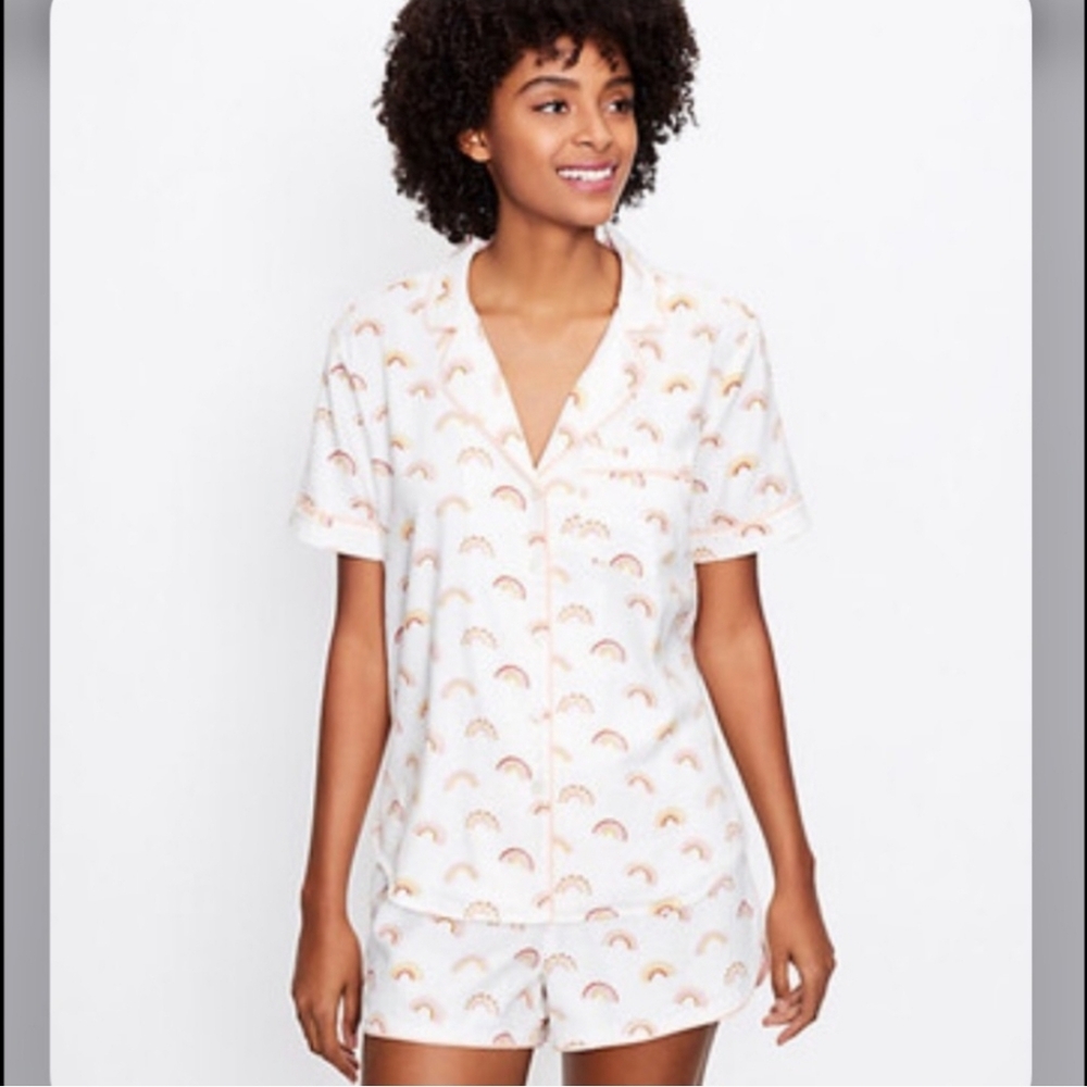 LOFT Rainbows Pajama Set